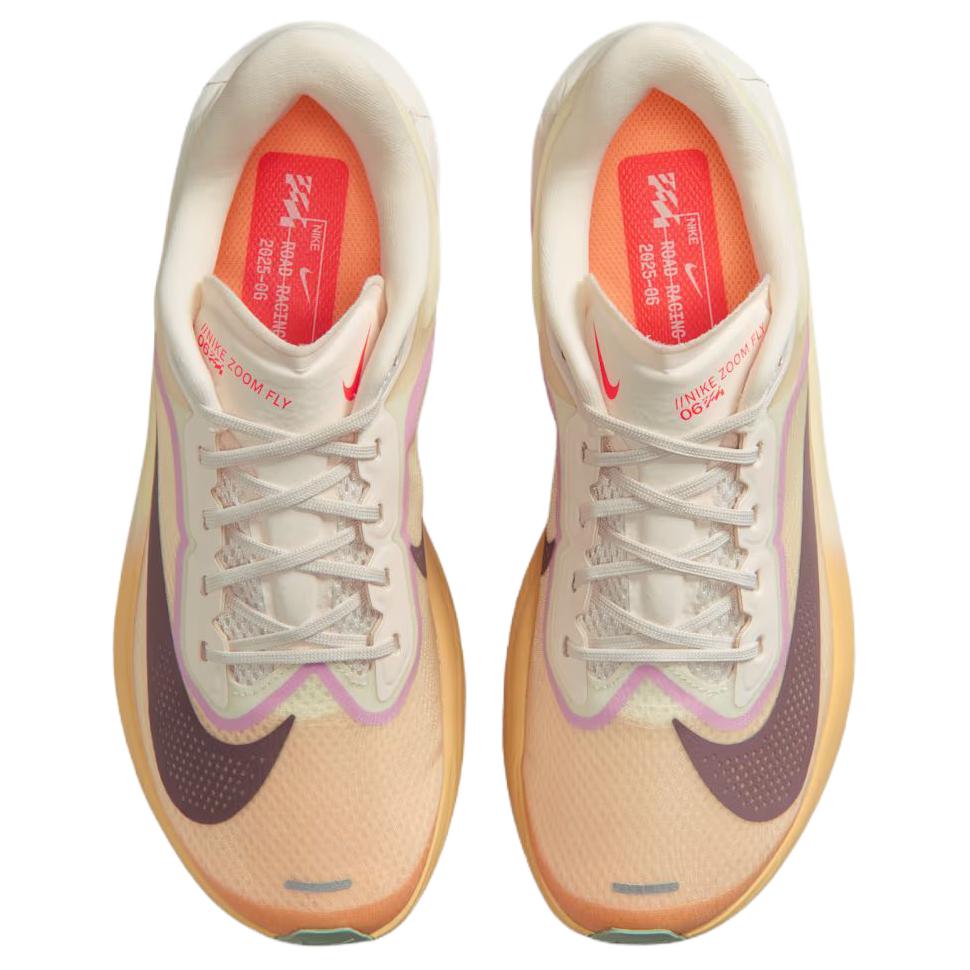 Nike Zoom Fly 6 Support Rebound Reflective Running Shoes Women's Pink Orange FN8455-106