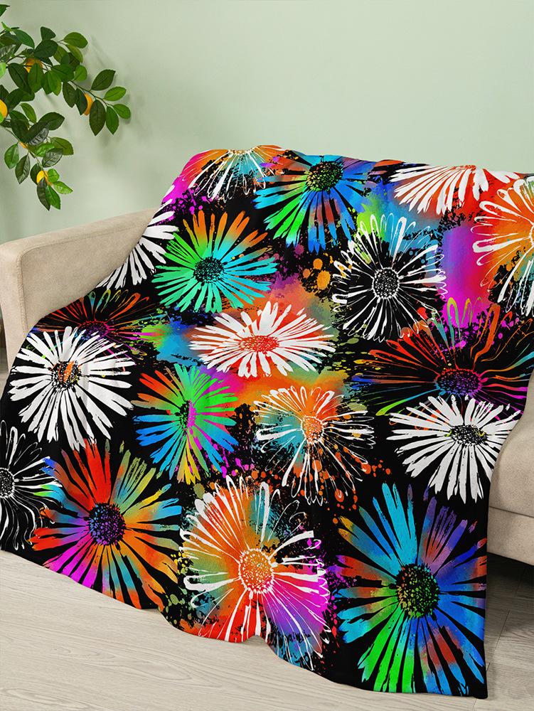 Flannel Blanket Magic Animal Mushroom Blanket Crystal Fleece Blanket Spring And Autumn