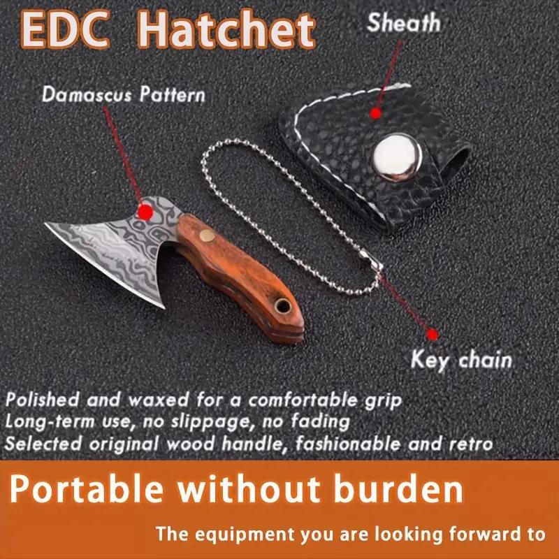 Mini Axe Keychain Box Opener, Parcel Tape Cutter Solid Metal Blade, Portable Daily Package Opener Tool