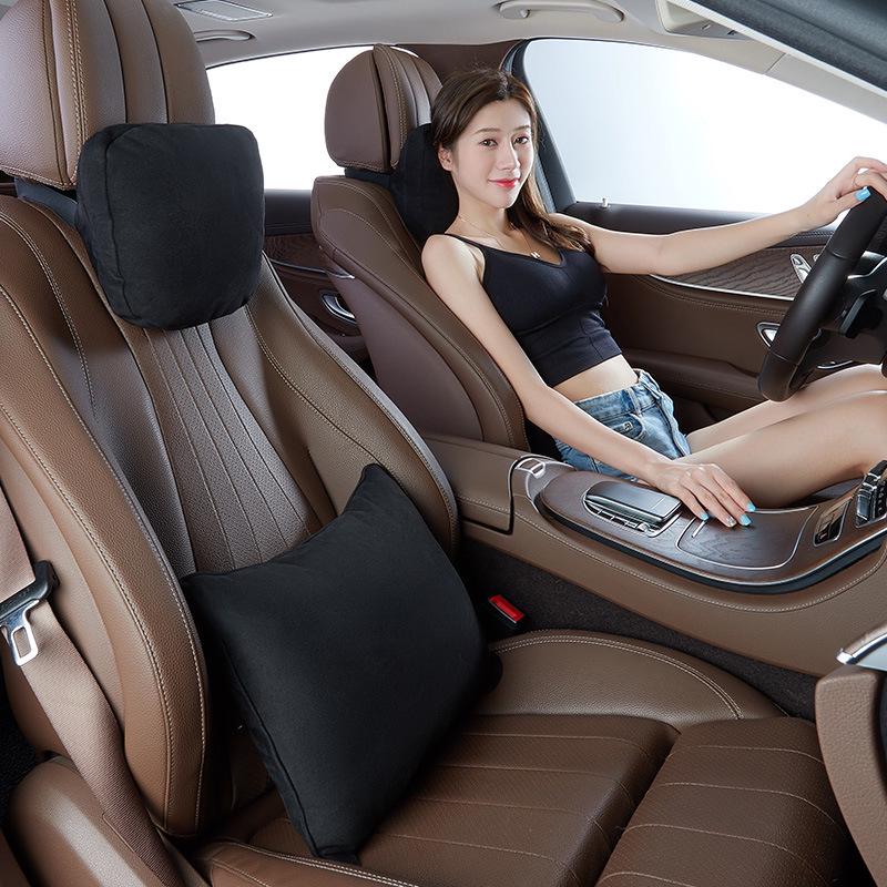 Mercedes-Benz Maybach Car Headrest & Lumbar Support Pillow Pair