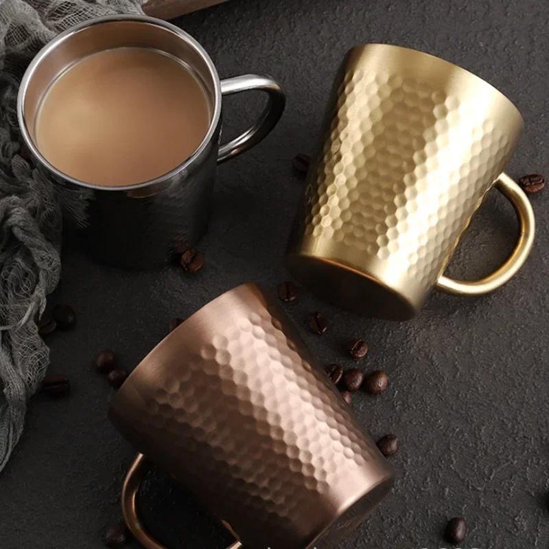 Coffee Cup Glass Cups Beer Mug Mate 304 Stainless Steel Cup Drinkware Drink Items Mugs Thermo Kitchen Dining Bar Home Garden