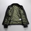 Exported to Japan RL style JQ lambskin leather jacket, short slim stand collar motorcycle genuine leather jacket