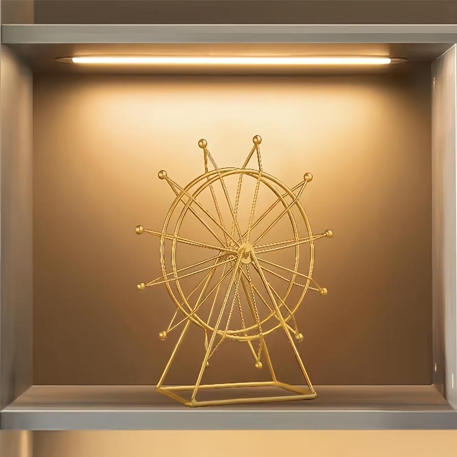 Artistic Vintage Ferris wheel ornament, perfect for home decor, architectural model embellishments, and metal art, for living spaces, workplaces