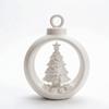 Small Miniature Landscape Hollow Ball Shaped Snow Scene Decoration Christmas Atmosphere Tray  Home