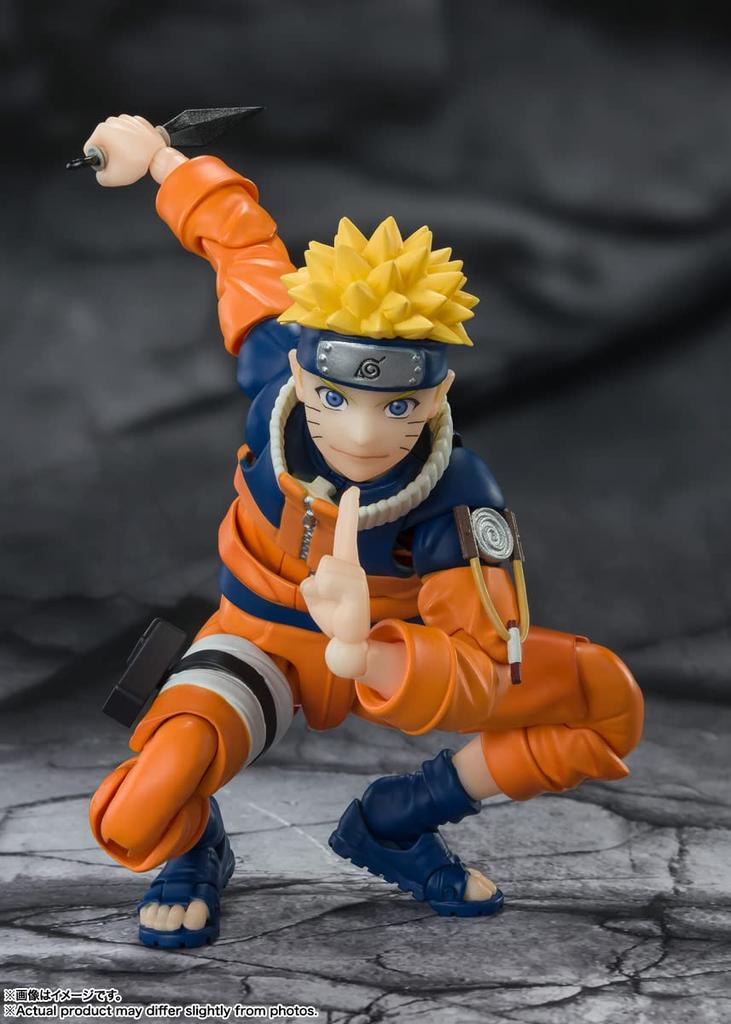 S.H.Figuarts NARUTO - Naruto Uzumaki - The Most Unexpected Ninja - Approximately 135mm ABS & PVC Painted Movable Figure BAS64181