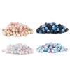 200pcs Pearl Beads Color Pearlized Gradient Bayberry Shaped Bubble Beads with Hole for DIY Jewelry M