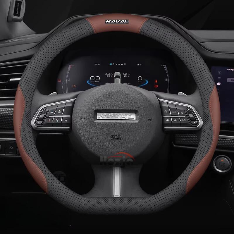 Leder Auto Lenkradabdeckung für Haval H9 F7 Jolion H6 V7 2018 2024 2025 2026 Innenzubehör
