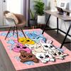 1pc Cute Animals, PastelArt, SKZOO Office Carpet Soft Polyester Entrance Carpet Washable Non Slip Ma