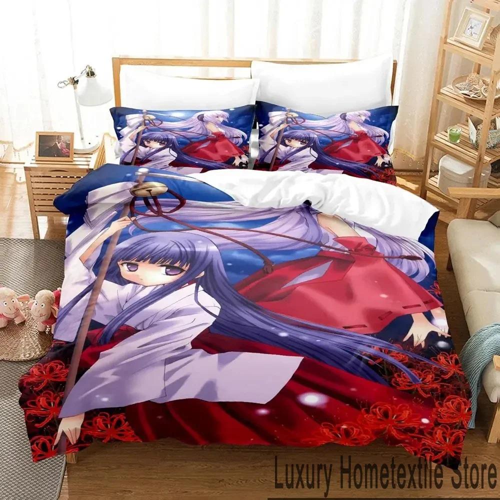 Breathable SkinFriendly King Queen Quilt Comforter Anime Higurashi When They Cry 3D Bed Size Boys Adult