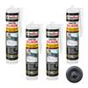 IsolBau Sanitary Silicone Anthracite Sanitär Silikon 4 x 300ml