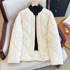 Navava Lightweight Diamond Quilted Long Sleeve Warm Solid Padding Jacket Nc476