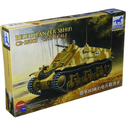 

Bronco Model 1/35 German Hotchkiss Tank-Modified Armored Artillery Observation Vehicle Plastic Model CB35003