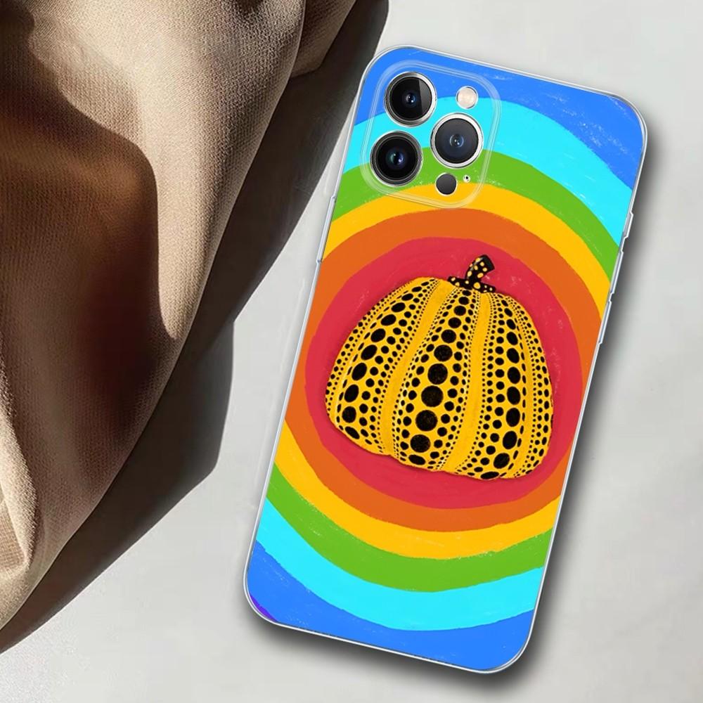 Yayoi Kusama Art Phone Case For iPhone 14 11 12 13 Mini Pro XS Max Cover 6 7 8 Plus X XR SE 2020 Funda Shell