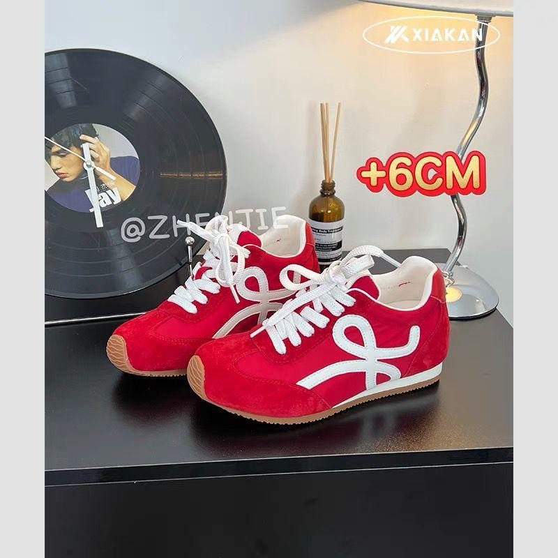 Support customized inner height increase 6cm German training shoes for women 2025 new versatile retro Forrest Gump shoes sports and leisure shoes for 