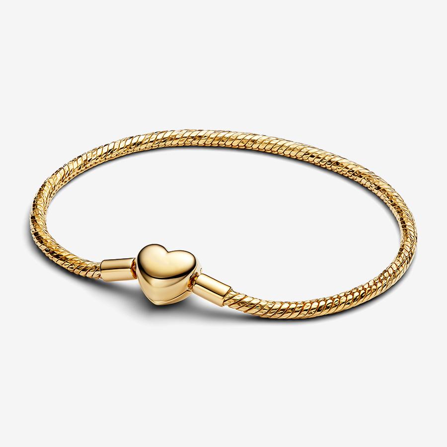 Neues 925er Silber Funkelndes Herz zu Herz Ewige Rose Tennis Schiebearmband Mode DIY Charme Schmuck Exquisites Geschenk