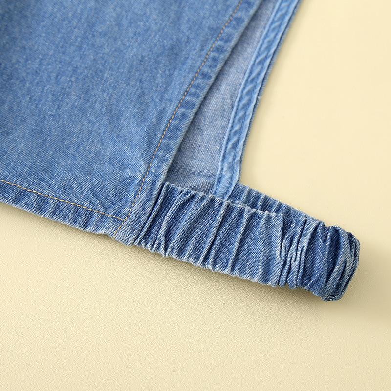 Versatile Women’s Washable Denim Dickey Faux Collar for Sweater
