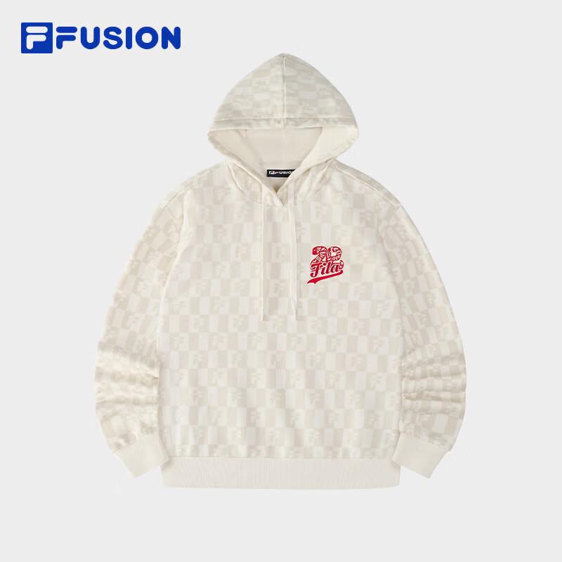 

FILA FUSION Women s Plaid Knit Hooded Sweatshirt M