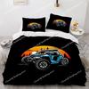 Cartoon Monster Trucks Duvet Cover Exquisite Digital Printing Bedding Set Comforter Bed Youth Home Decor Kids Girl Boys Gift026