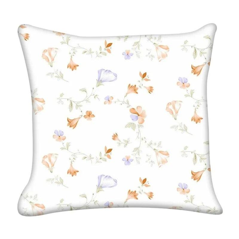 45X45CM Modern Watercolor Floral Print Pillowcase Living Room Sofa Office Seat Car Cushion Cover Home Decor  Wholesale