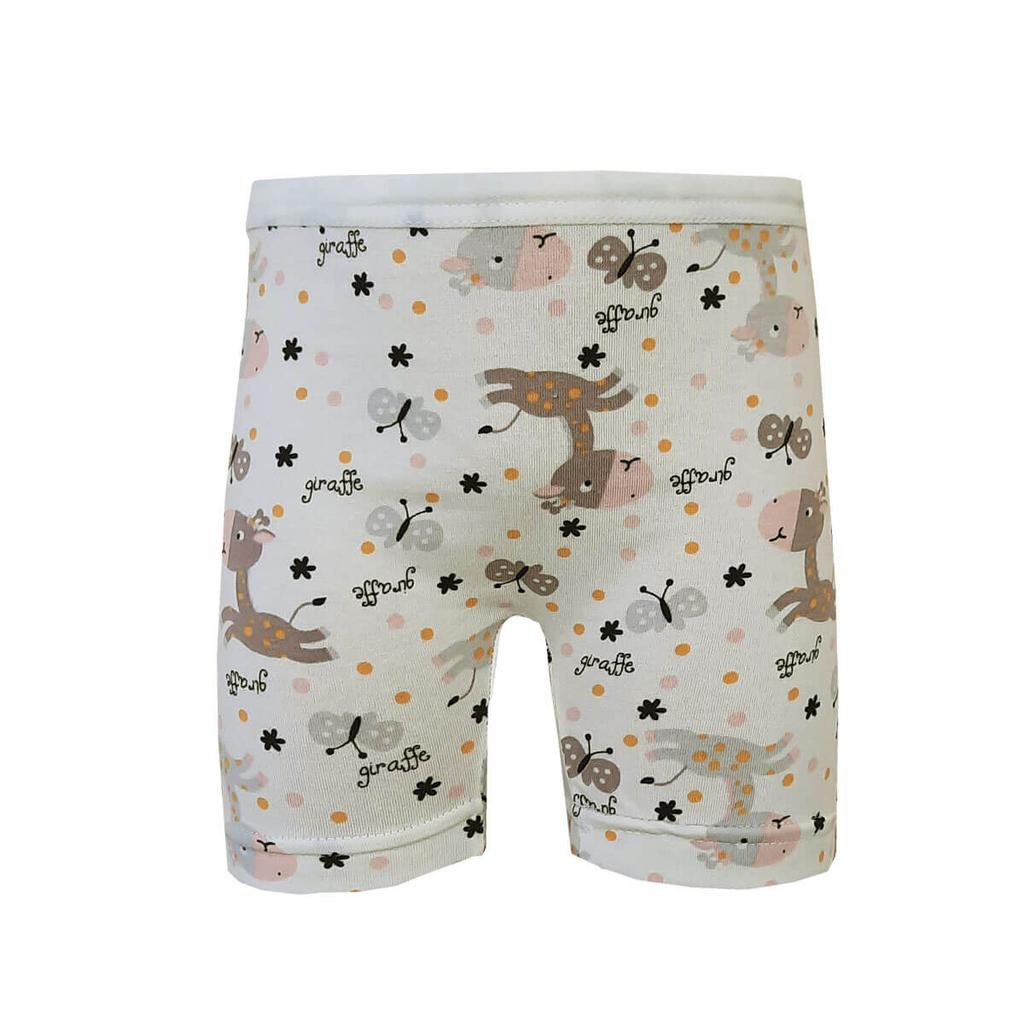 Kota Pachet 12 Boxer pentru fete lungi din bumbac lycra imprimate colorate
