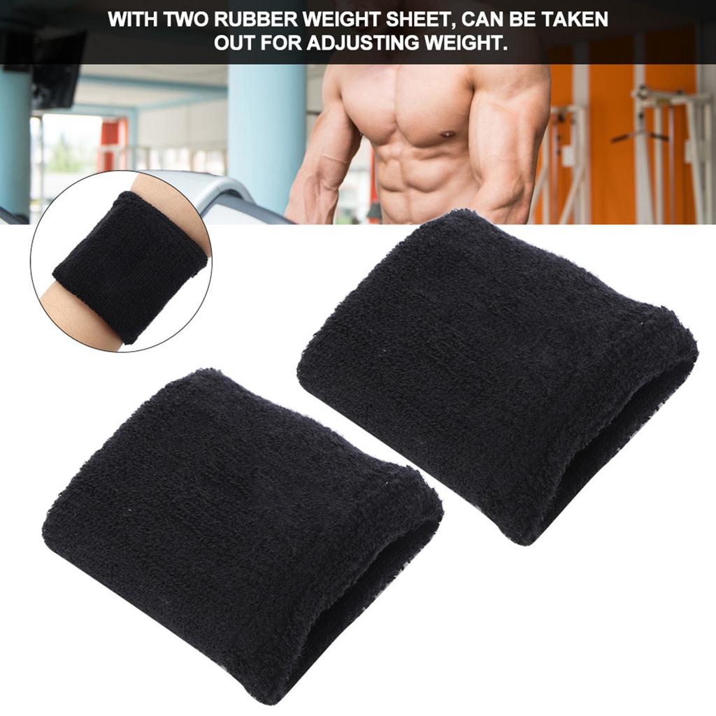 2Pcs 0.5KG Weight Wrist Guard Sandbag Training Fitness Equipment for Indoor Outdoor Sportweighted wrist