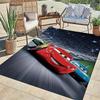 1pc Lightning McQueen's Game Rug - Non-Slip, Machine Washable Polyester Carpet for Living Room, Bedroom, Bathroom & Laundry - Comfortable Home Decor C