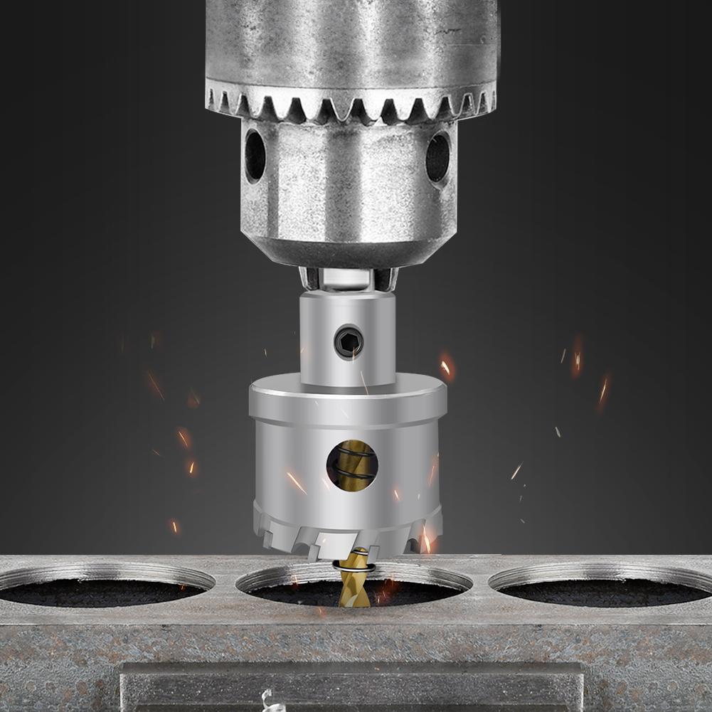 16,18,20,22,25,35mm Drill Bit Set Hole Saw Cutter For Stainless Steel Metal Alloy 6pc Carbide Tip TCT Drill Bit Hole Saw