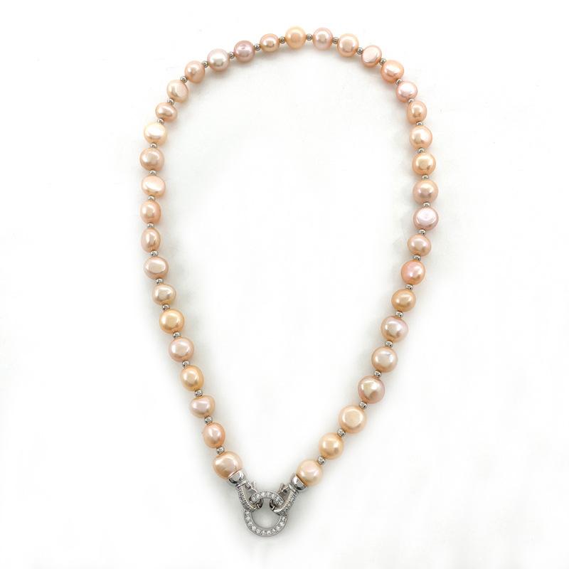 Meier Seedless Freshwater Pearl Necklace - Elegant, Stylish, Colorful, Minimalist, and Unique