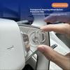 For Geely Galaxy E5/ EX5 Car Center Console Air Conditioner Button Epoxy Sticker Interior Protection Steering Wheel Button