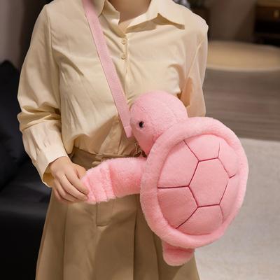 Cartoon Cute Little Turtle Bag Plush Toy Doll Turtle Doll Girl Bag Backpack Ragdoll Doll