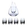Japanese Creative Wine Warmer Chilled Pot Set,New Shot Glass,Household Glass Clear Wine Pot Bar Accessories Cocktail Shaker Gift
