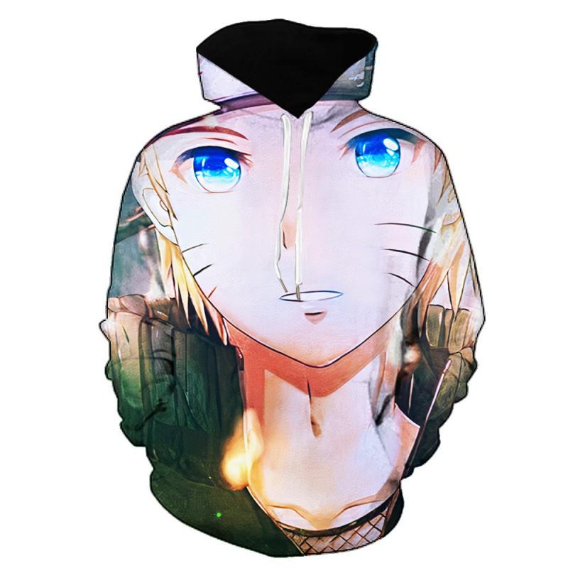 Naruto Kakashi Hoodie Men Women 3D Printed Unisex Long Sleeve Casual Sweatshirt Loose Fit Winter