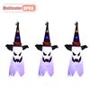 Xiaomi 1-5PCS Halloween Wizard Hat Ghost Hanging Decoration Spooky Room Ambiance for Ghost Festival Party Scary Decor Flash Pendant