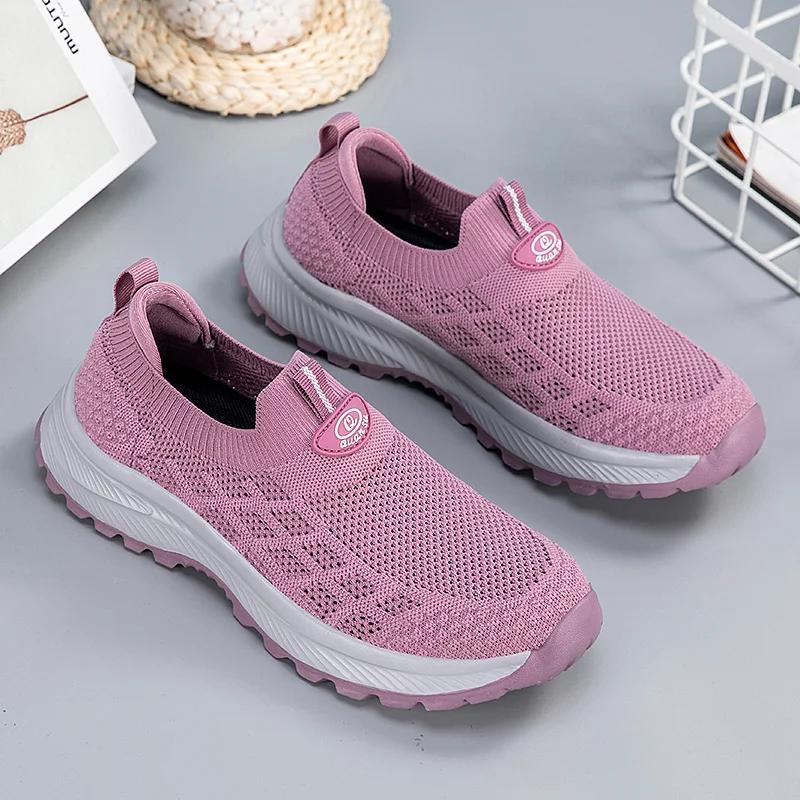 Fashion 2025 New Women Shoes Versatile Mesh Casual Shoes Deodorizing Soft Soled Men's Breathable Sports Shoes Suitable for Full Fitness