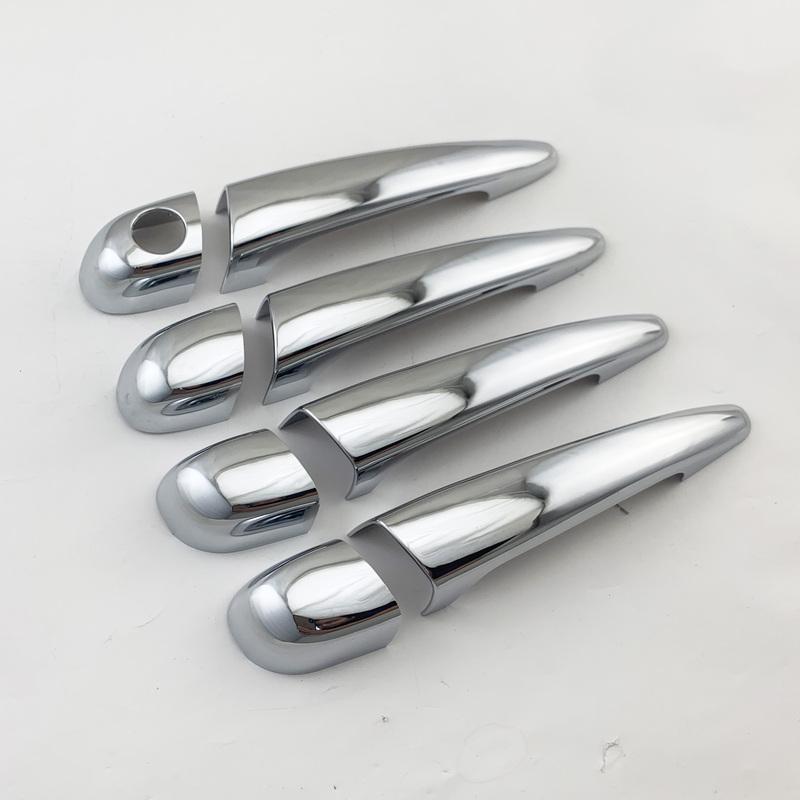 Yifei ABS Chrome Car Accessory For BMW E46 330 330ci M3 1996 - 2005 Door Handle Bowl Cover Trim Paste Style Left-Hand Drive