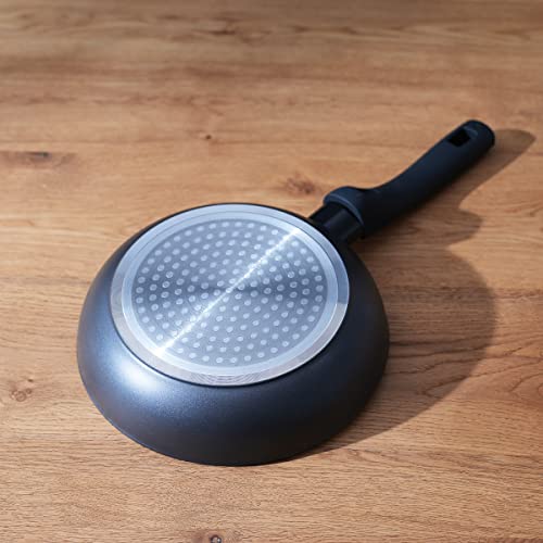 Visions Frying Pan, 20cm, Induction Compatible, Black, Gold Coating, CP-1746