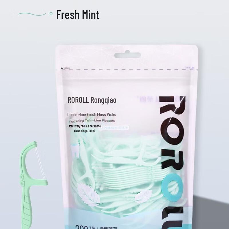 Rongqiao Mint Fresh Dental Floss Picks