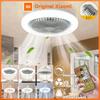 Intelligenter 3-in-1-Deckenventilator mit Fernbedienung, Beleuchtungslampe, E27-Konvertersockel, 85-265 V, Beleuchtungssockel für Schlafzimmer und Wohnzimmer