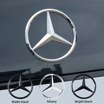 New C200 E200 For Mercedes Benz 9cm ABS Car Rear Decal Trunk Emblem Sticker For Mercedes Benz S320 W164 W203 W204 W168 C180 E32