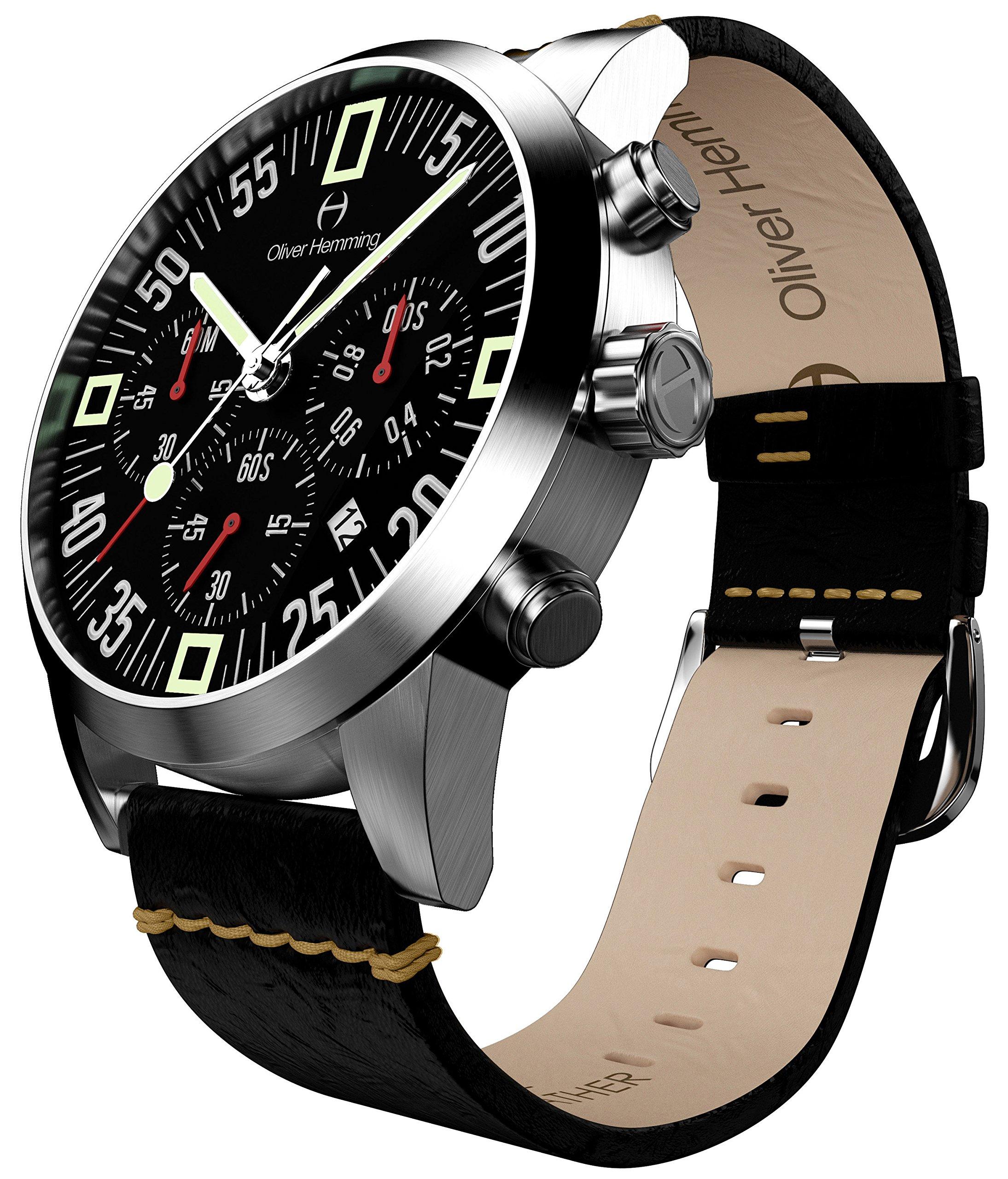 

Oliver Hemming Watch British Brand Japanese Quartz Chronograph WTC17SB80BVB [Item]