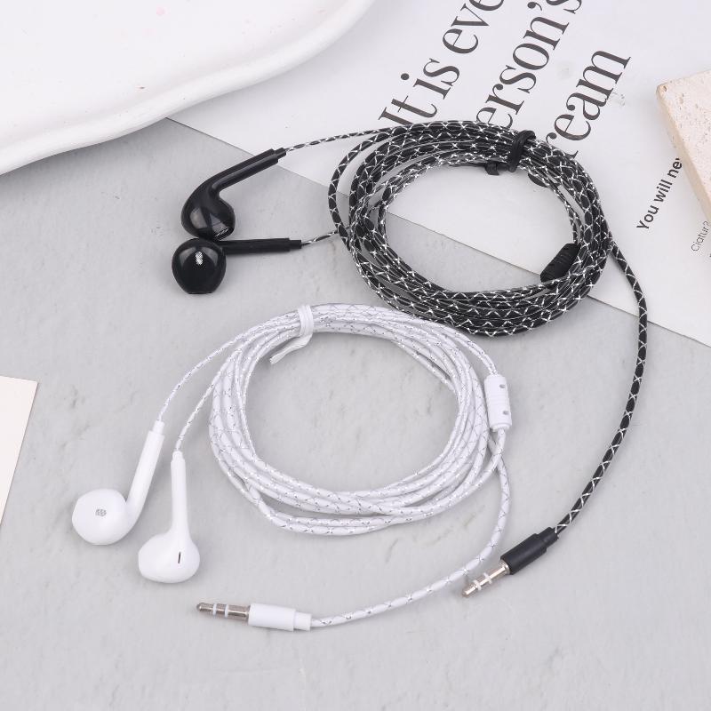 2M/3M Cable Length Wired Earphones In Ear Monitor Music Game Earbuds Headphone 3.5Mm Heavy Bass Headset