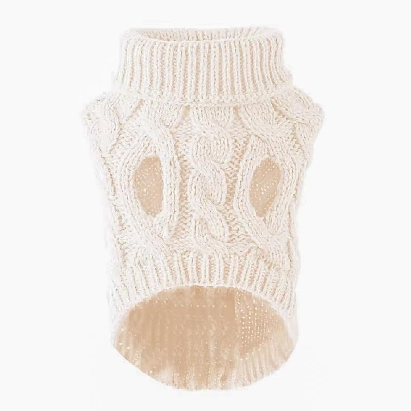 1PC Dog Clothes Comfortable Pet Knitted Sweaters Puppy Cat Clothes Cute Suitable for Petite Sizes Lovely Multicolor