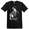 Bob Dylan T Shirt Folk Rock Musician Guitar Portrait Vintage Graphic Art Tee
