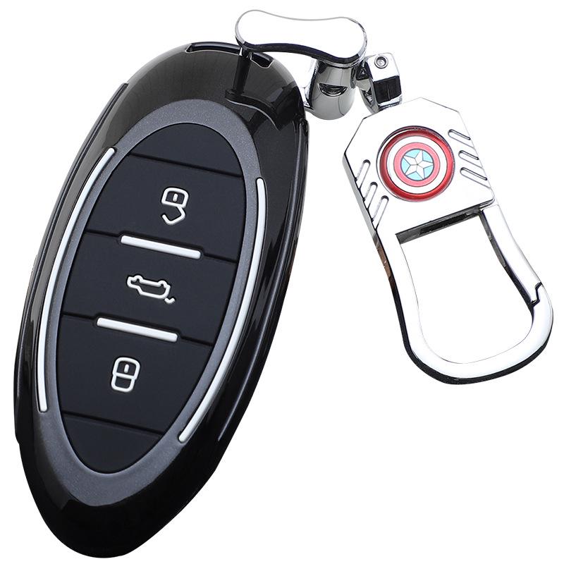 Bestune Marvel Car Key Cover: Stylish, Personalized Remote Case with Buckle Design