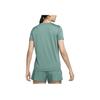 Nike Dri-FIT Solid Round Neck Casual Comfortable Quick-Dry Pullover Short Sleeve T-Shirt Women Tops Coastal-Blue DX0688-361