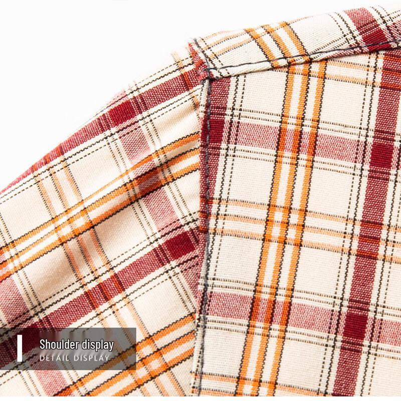 Hengyuanxiang Men's Summer Plaid Shirt