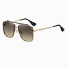 New Gradient Sunglasses For Men Fashion Metal Big Frame Sun Glasses Brand Design Luxury