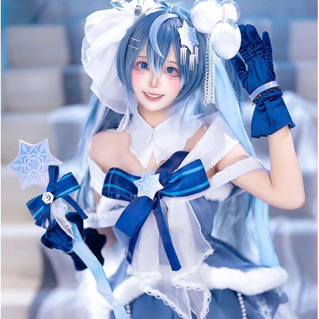 Hatsune Miku Cosplay Halloween SNOW MIKU 2025 [Milky Time]