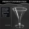 Good-Plastic Martini Glasses, Clear Wine Glasses Reusable Party Cups Dessert Cups For Cocktail Champagne Flutes Dessert