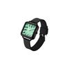Findtime Unisex Analog Watch Square Face Large Display Waterproof Lightweight 5ATM Casual Silicone Band